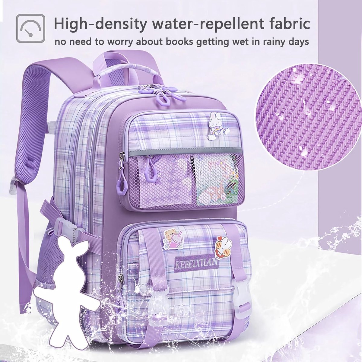 Stylish and Comfortable School Bag for Girls Aged 6-12 Years