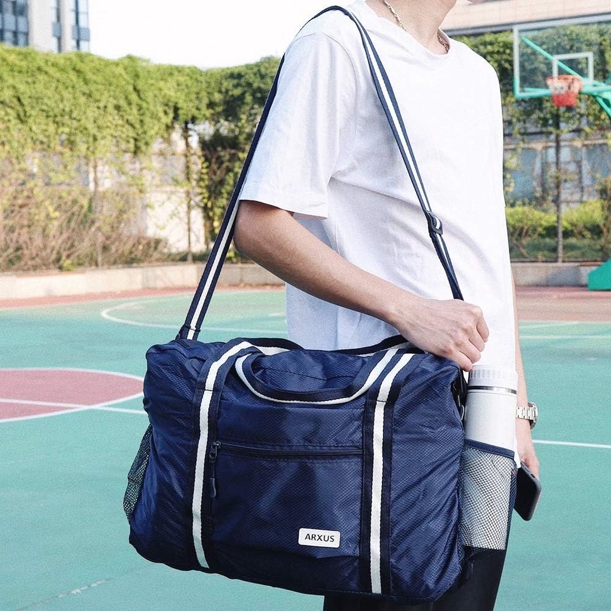 Reizen Lichtgewicht Waterdichte Opvouwbare Opbergtas Duffle Tote Bag