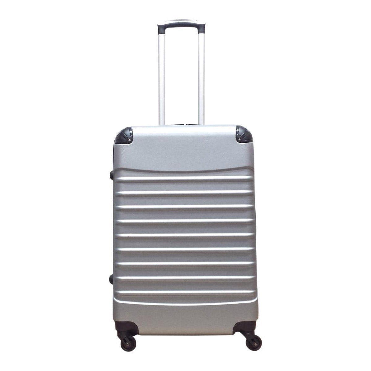 Quadrant - 2-delige ABS Koffer Set - Zilver