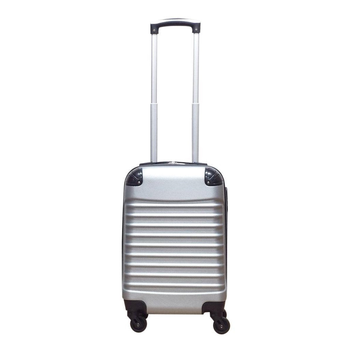 Quadrant - 2-delige ABS Koffer Set - Zilver
