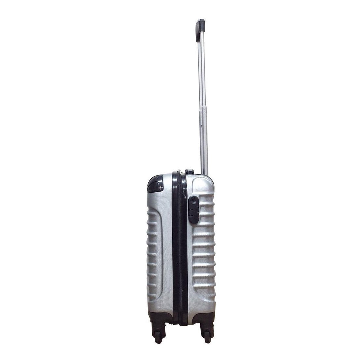 Quadrant - 2-delige ABS Koffer Set - Zilver