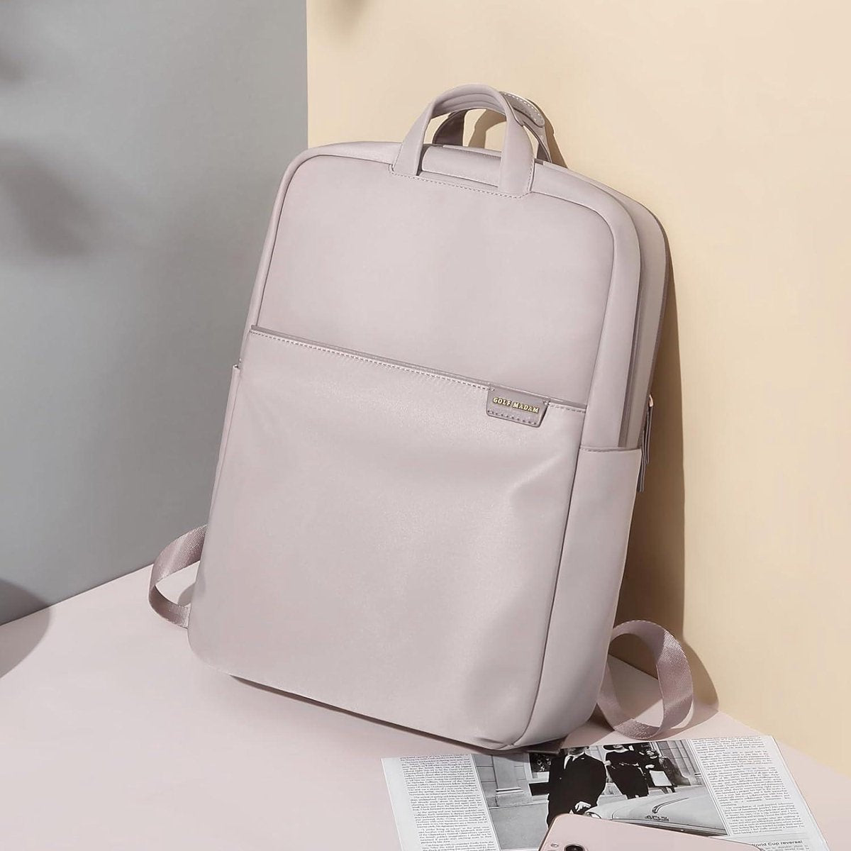 SUPAGS Reizen Laptop Rugzak voor Vrouwen - Slanke Boekentas Business Computertas Geschikt voor 13.3 15.6 17 Inch Notebook Dames Rugzak