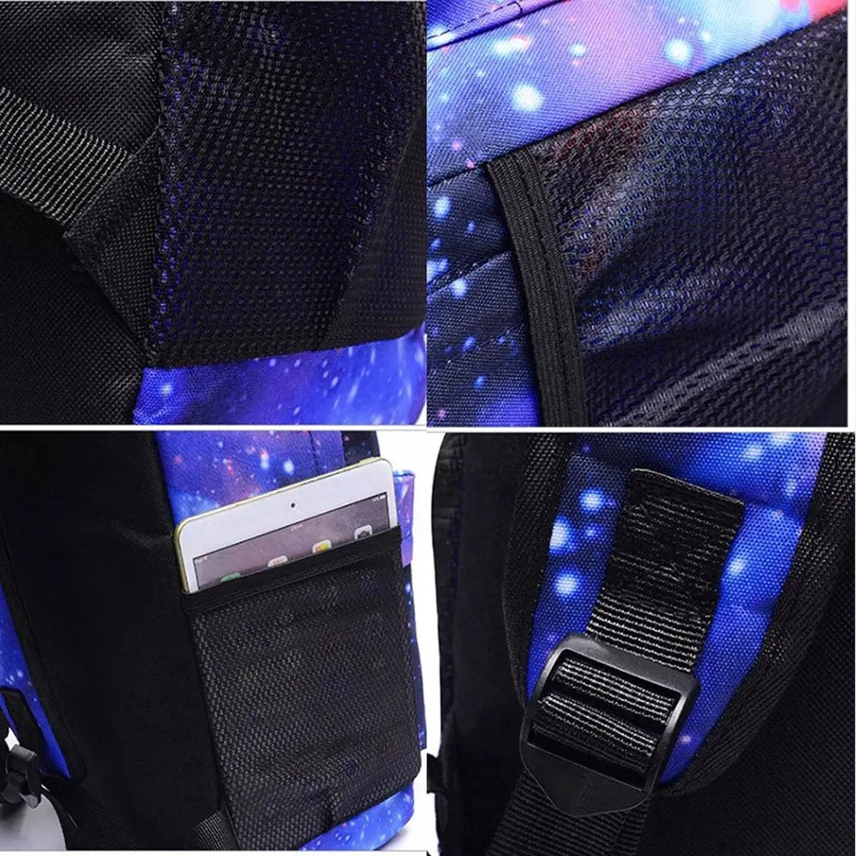 Verkoop Nederland® - Fashion - Kinderrugzak - Fortnite - Meisjes - Jongens - Kinderschooltas - Zwart/Blauw - Tiener - 20-35 Liter - Met Gratis Schoudertas + Pennenzak)