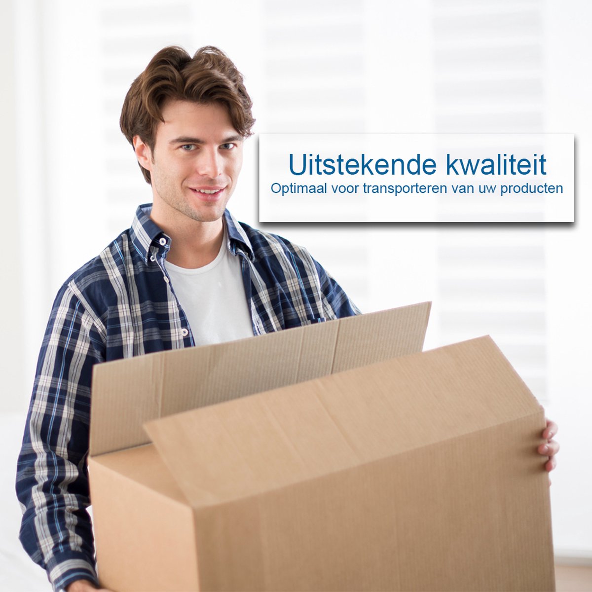 Shipping box - Folding box - Cardboard boxes - 430 x 300 x 200mm - 30 pieces