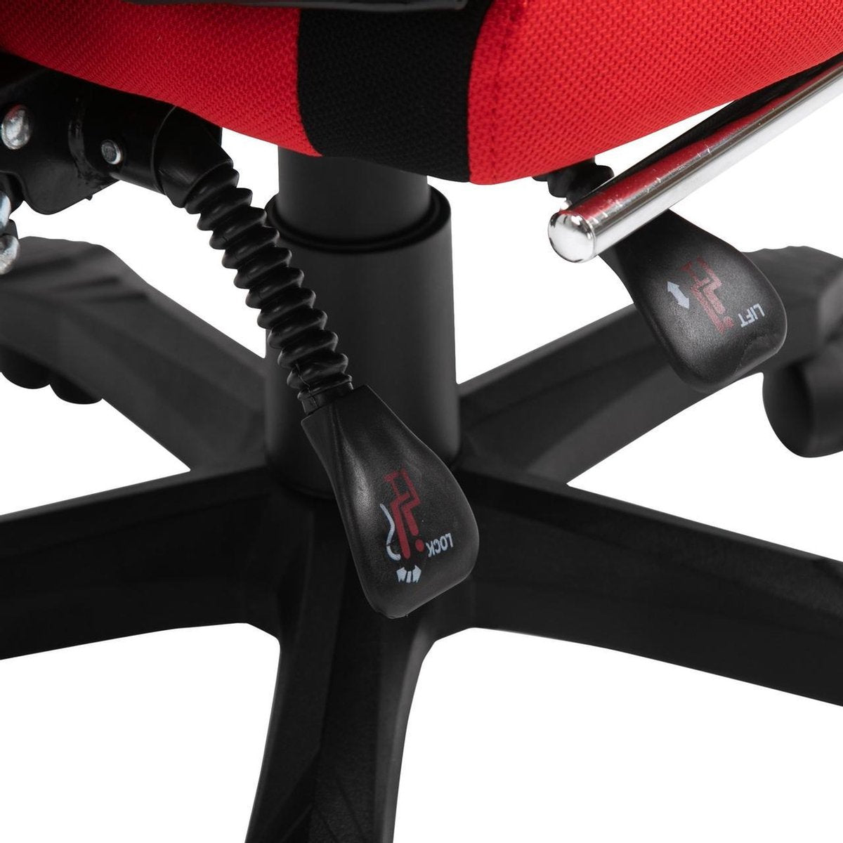 Gaming Stoel - Gaming stoel - Gaming chair - Met voetensteun - Racing stijl - Zwart/Rood