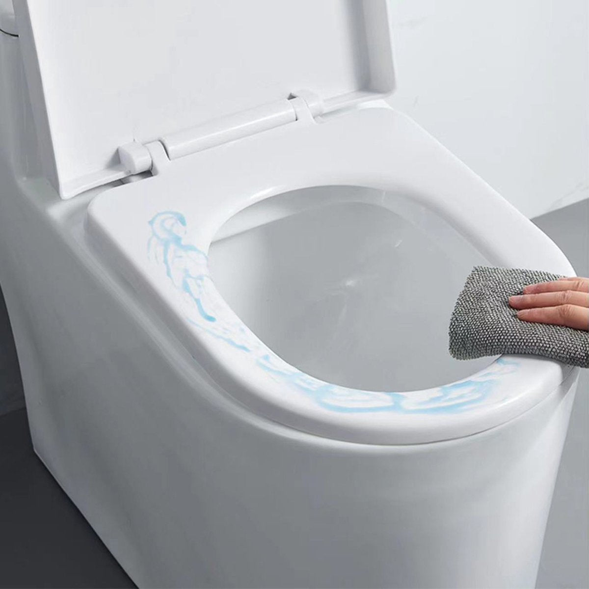 Adjustable U-shaped toilet seat-WC seat-Optimal Comfort and Style -white