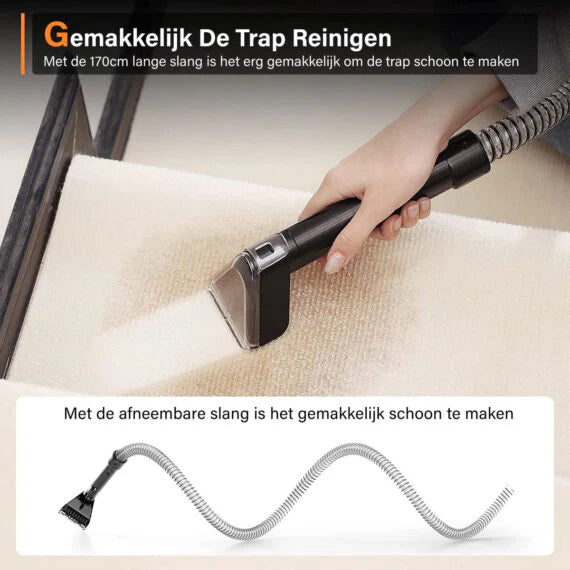 Tapijtreiniger & Reinigingsmachine – Verwarmbaar Tot 60°C