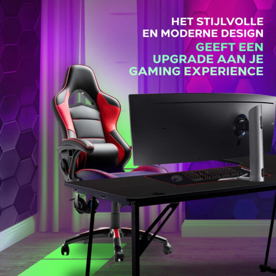 Xergonomic Neon Cyrex Gaming – Corner Desk