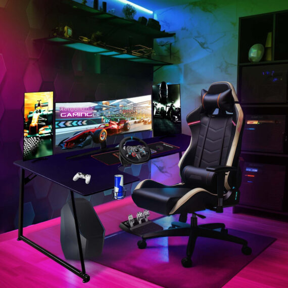 Xergonomic Neon Cyrex Gaming – Corner Desk