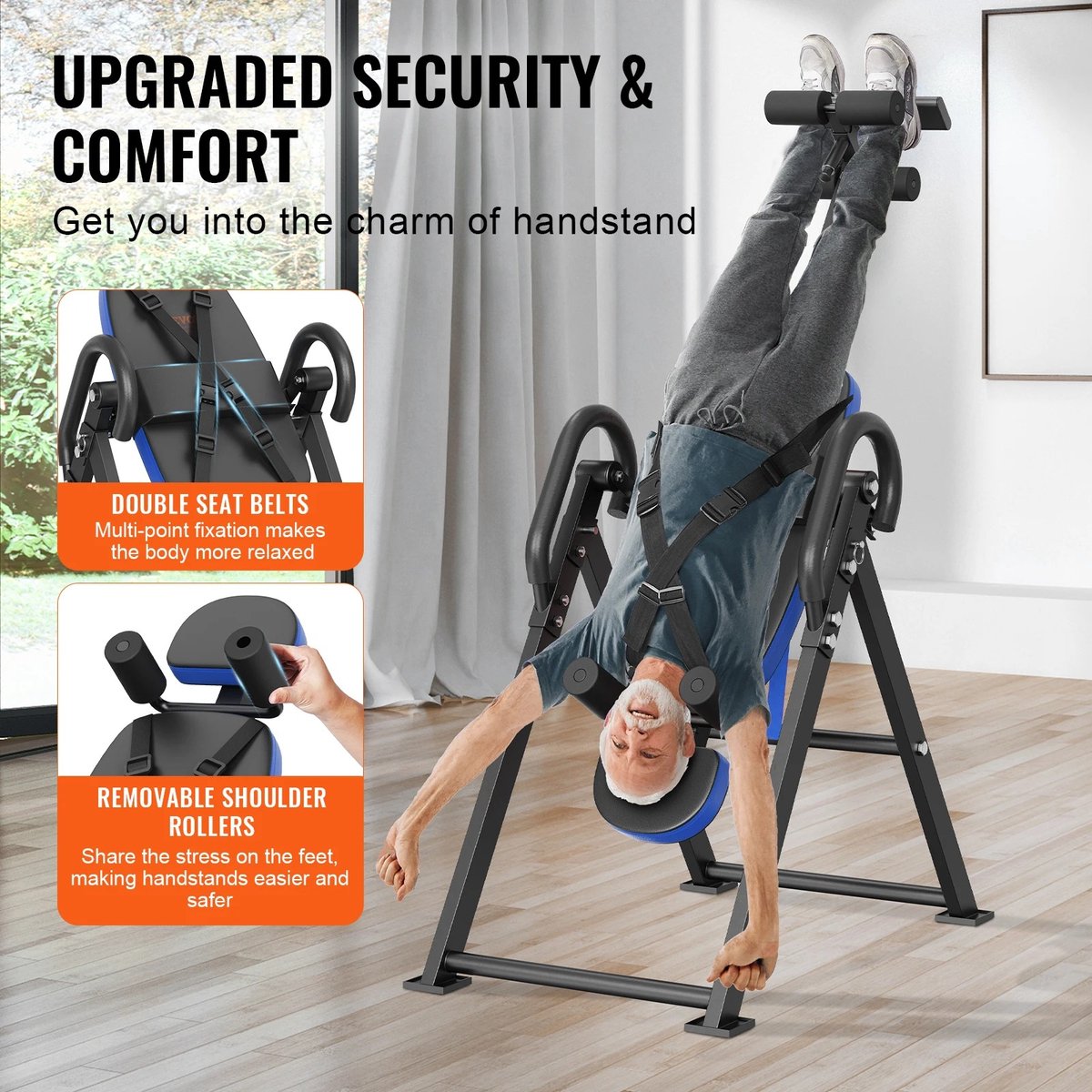 Inversietafel - Inversietafel - Inversietafel voor rug - Inversion Table - Fitnessbank - Trainingsbank - Nieuw