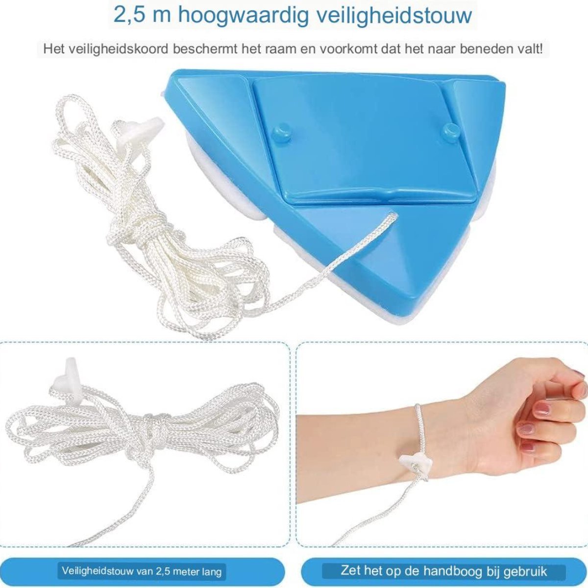 Magnetic window cleaner - Magnetic window wiper - Magnetic window cleaner double glazing - Window cleaning magnet
