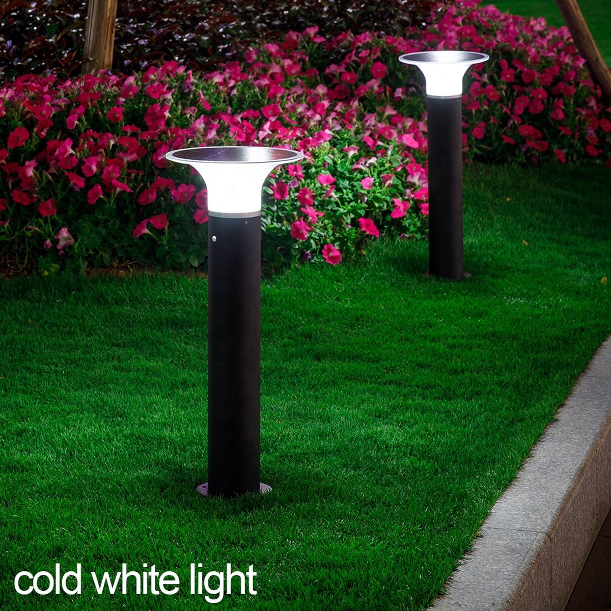 Solar LED lantern Phone controllable - with app - Solar energy - Path lighting - Light sensor - Bluetooth - Solar garden light