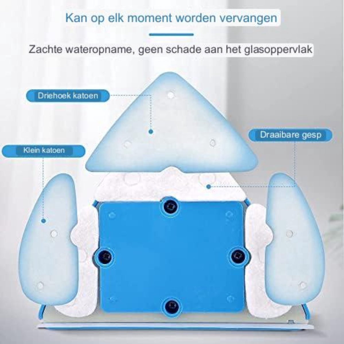 Magnetic window cleaner - Magnetic window wiper - Magnetic window cleaner double glazing - Window cleaning magnet