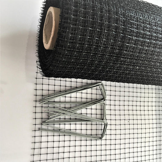 50 M² mollengaas 60 g/m² + 50 gronddoekpennen - mollengaas - mollengaas