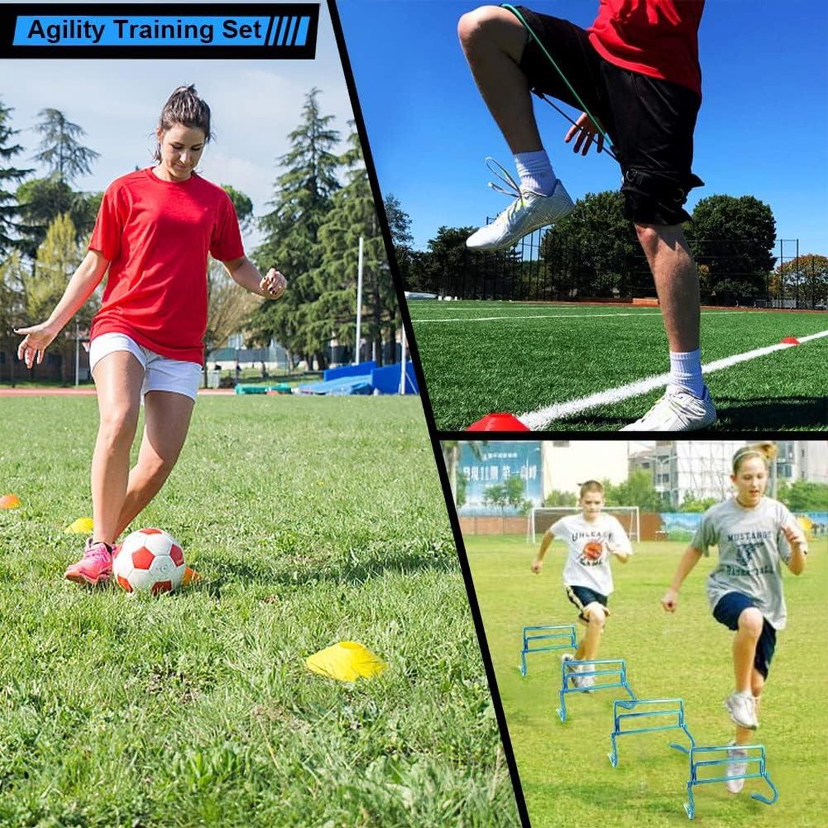 Voetbaltrainingsset - met extra accessoires Voetbal Trainingsmateriaal
