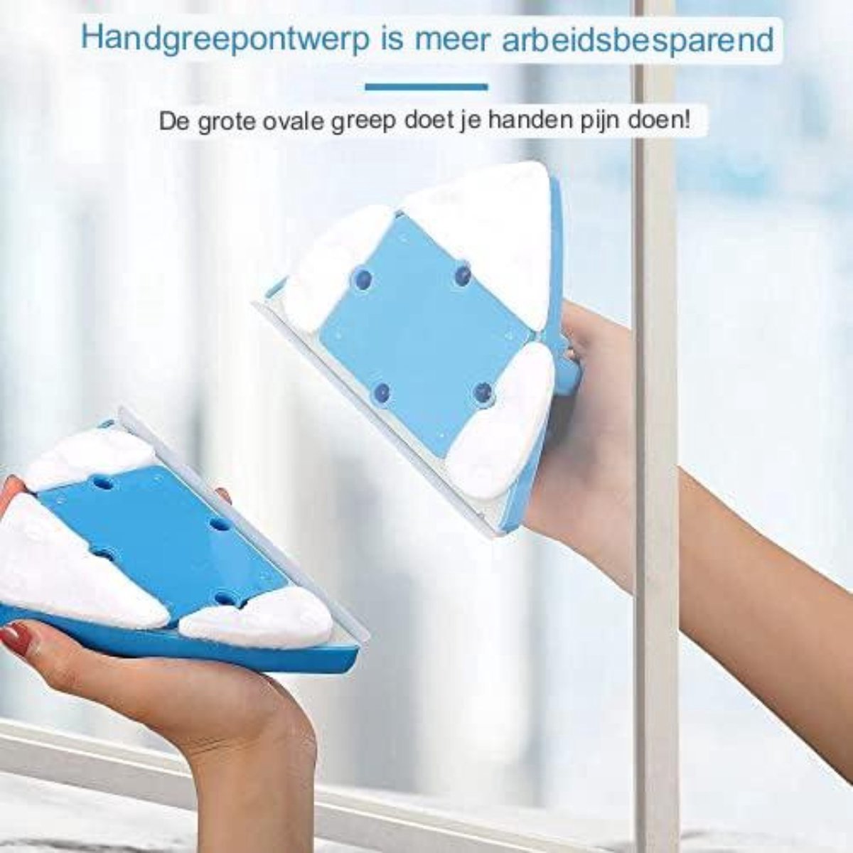 Magnetic window cleaner - Magnetic window wiper - Magnetic window cleaner double glazing - Window cleaning magnet