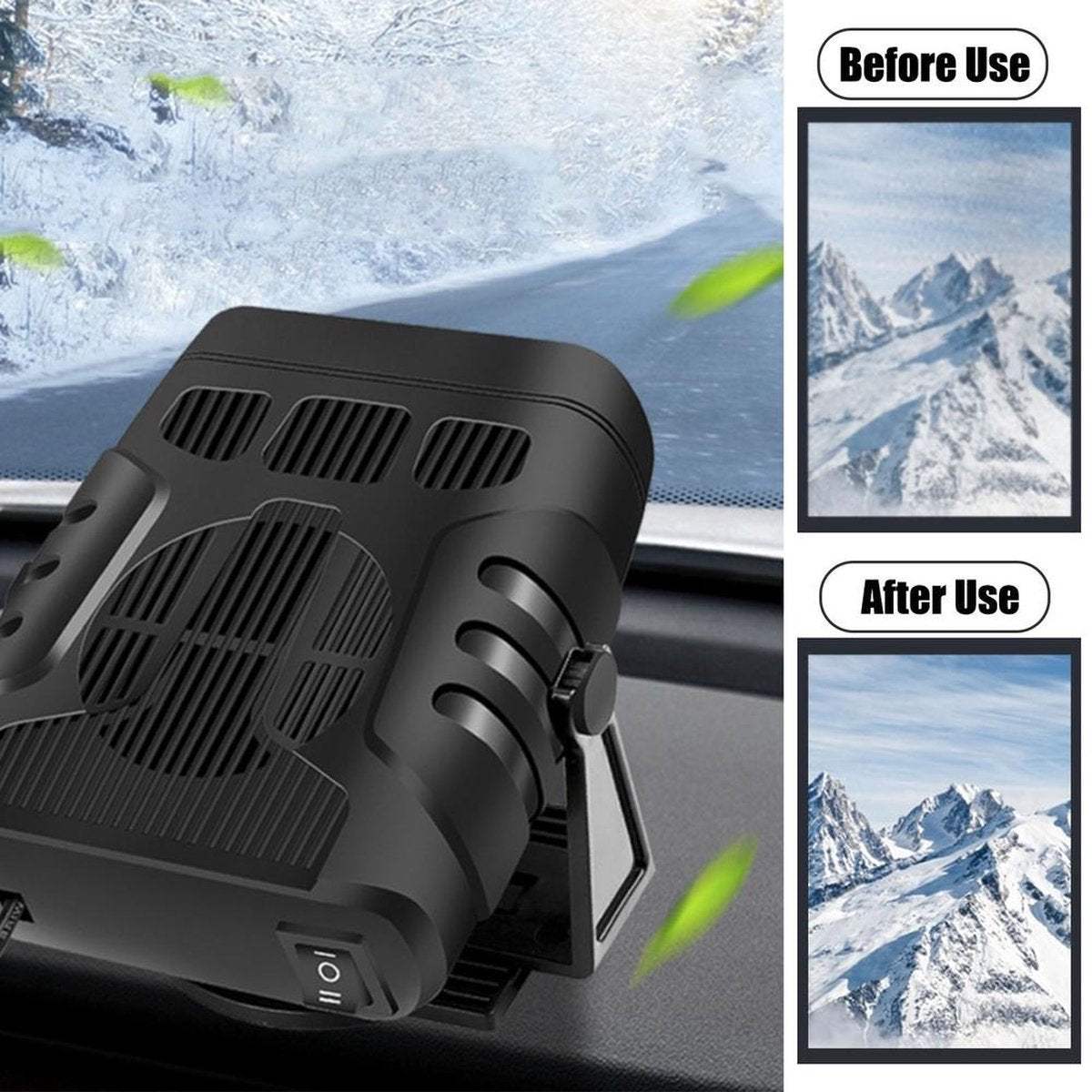 Standkachel - Autoverwarming - Ventilatorkachel - Autoheater - Autokachel - Elektrische verwarming - Verwarmingsventilator
