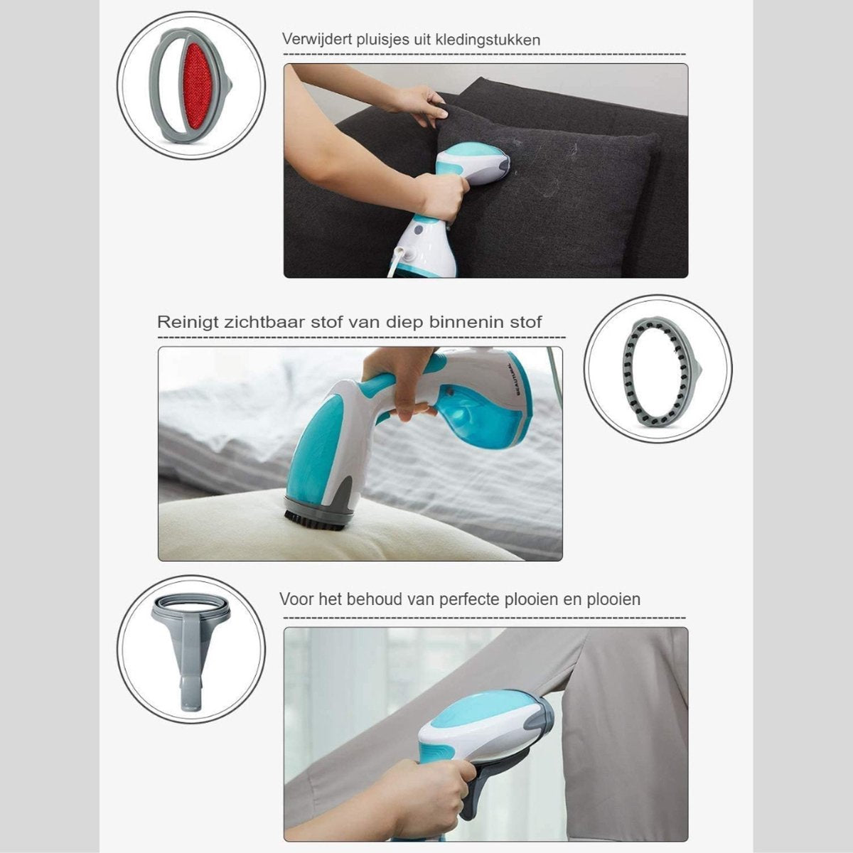 Kledingstomer - Kledingstoomapparaat - Kledingstomer - Blauw