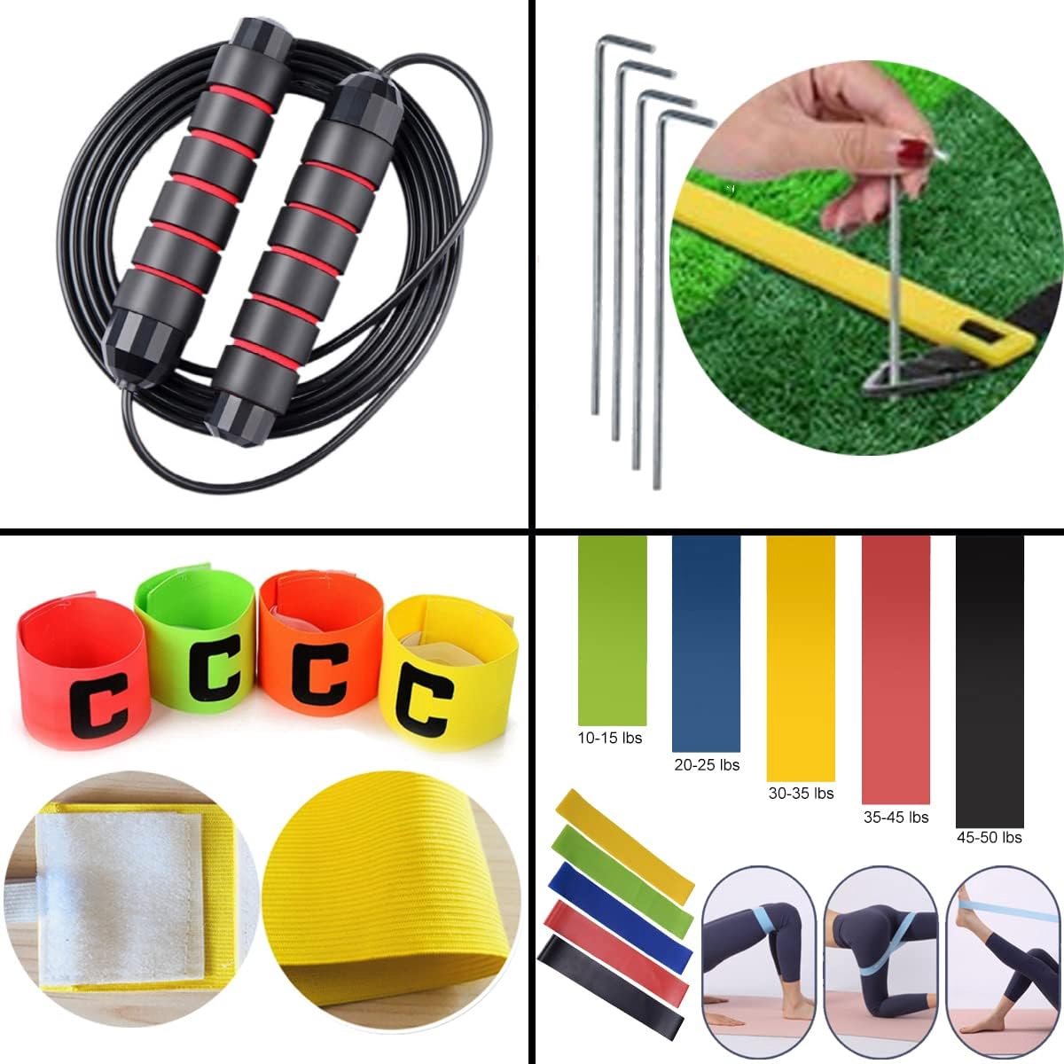 Voetbal Trainingsmateriaal - Voetbal Trainingsset - Voetbal Trainer - Voetbal Spullen - Voetbal Training Artikelen - Verbeter jouw voetbalskills!