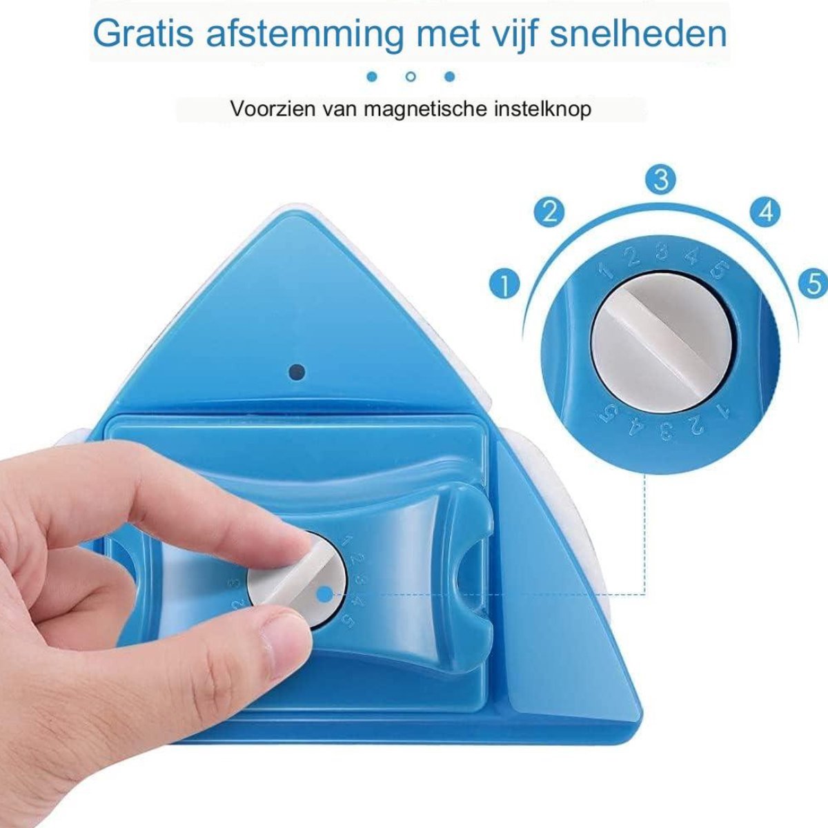 Magnetic window cleaner - Magnetic window wiper - Magnetic window cleaner double glazing - Window cleaning magnet