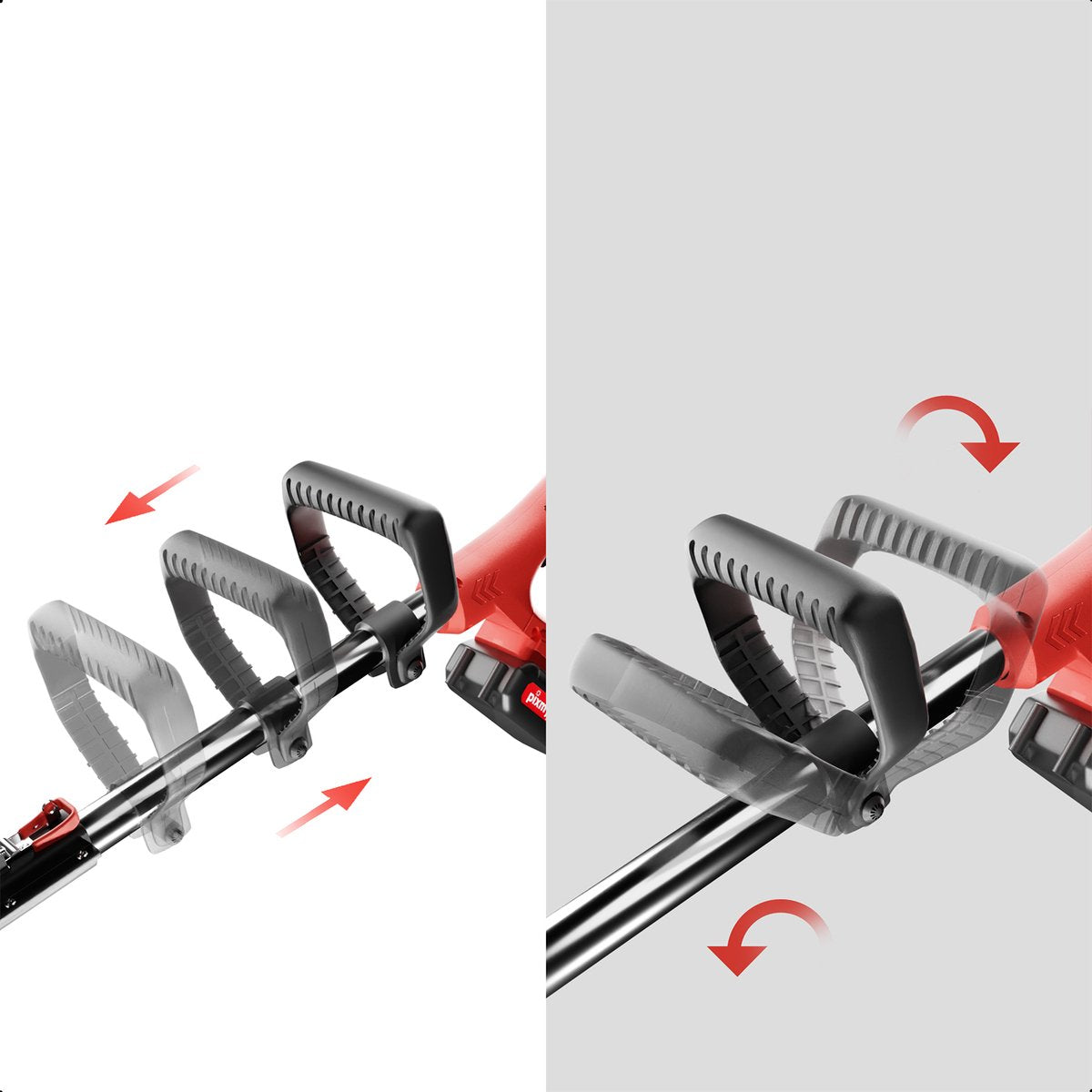 TGT500W-Premium - Grastrimmer - Bosmaaier - Op Wielen - Draadloos Met 2x Accu