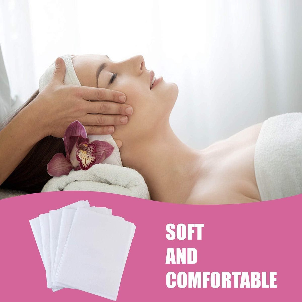 Non-woven Waterdicht-oliebestendig Wegwerp Bed Sheet voor Schoonheidssalon SPA - Tattoo Massage Tafel - 80x180cm - 20st