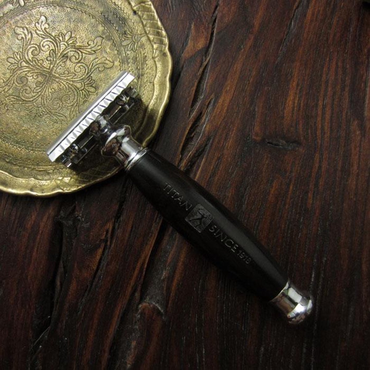Klassieke Scheerset + Missan Kam Set - Safety Razor - Klassiek scheermes - Cadeau voor hem