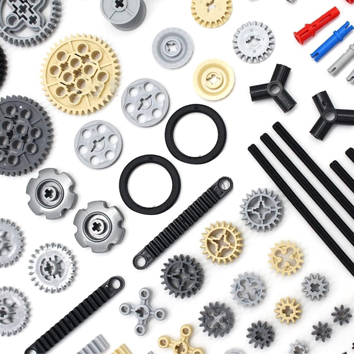 Onderdelen, 116 stuks Technic Tandwielketting Schakels Connectors Bouwstenen Sets Compatibel met Le,go Technic Onderdelen