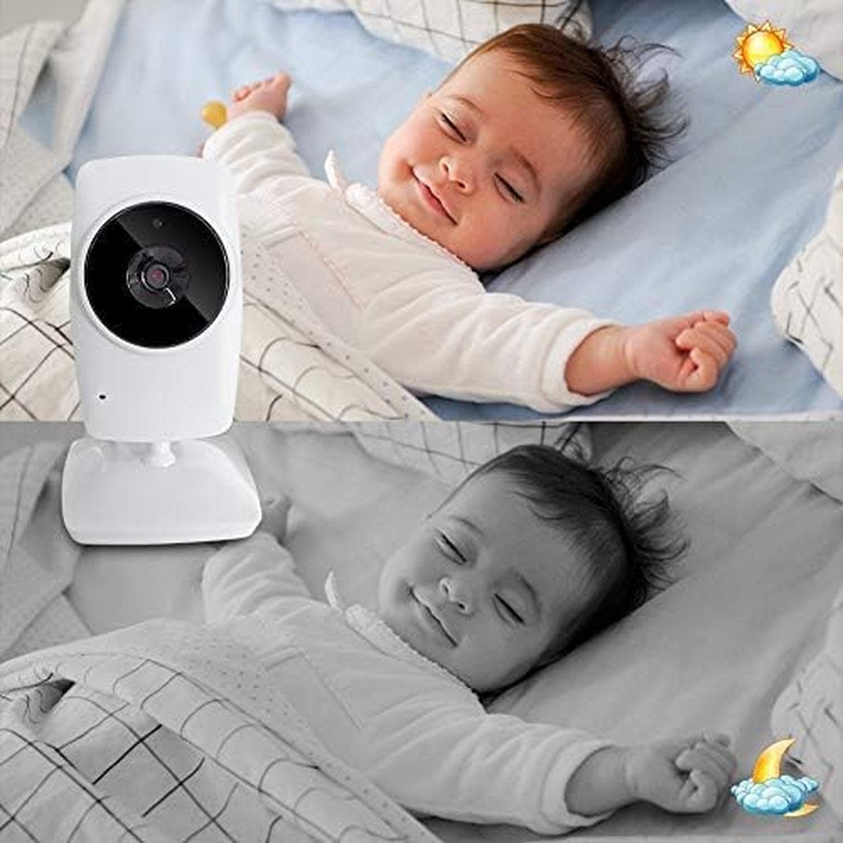 Video Baby Monitor - 3.2 Inch Video Baby Monitor - Talk Back Function - Night Vision - Wireless