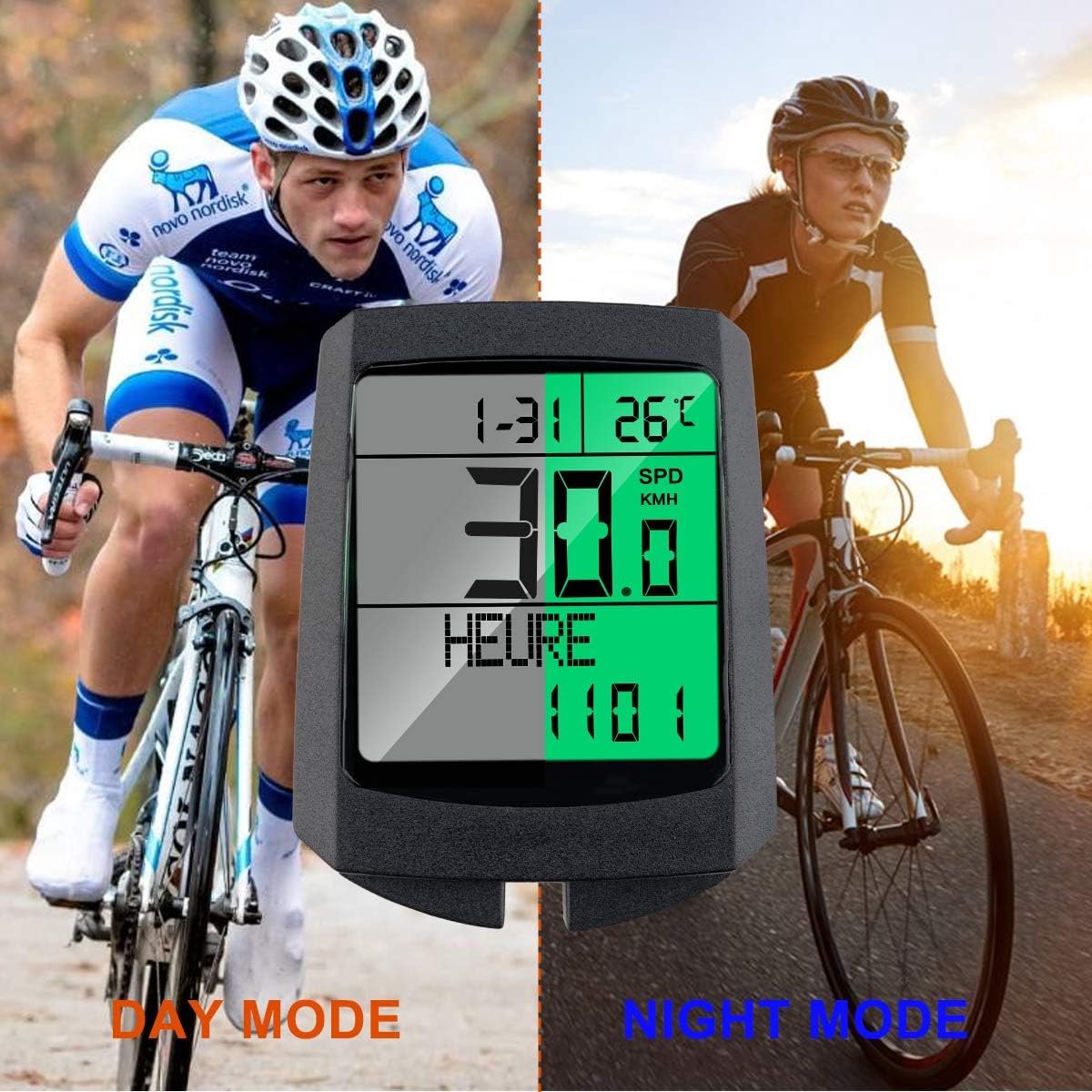 Kilometerteller Fiets - Fietscomputer Draadloos - Kilometerteller Draadloos - Kilometerteller Fiets - Kilometerteller Fiets Draadloos