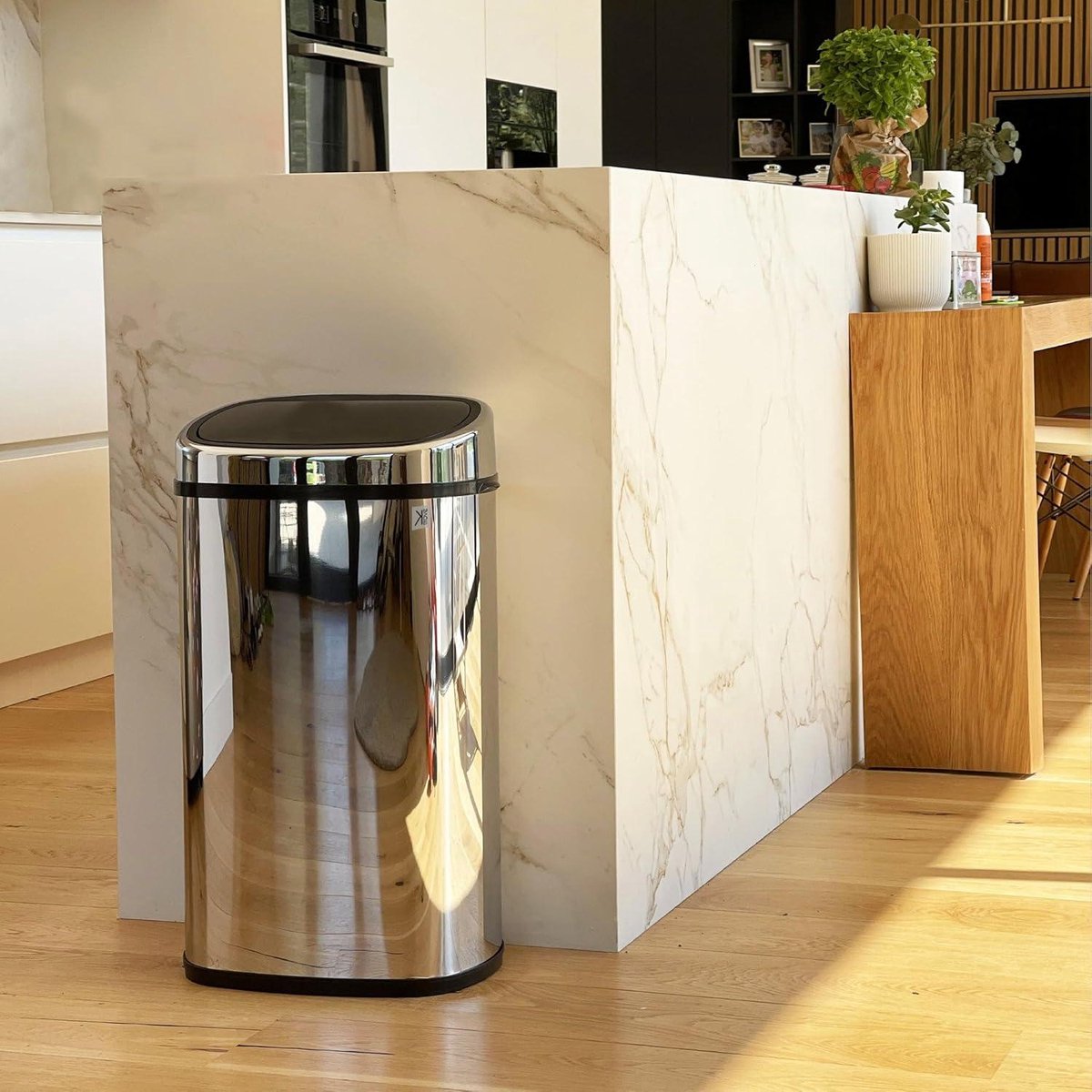 Poubelle 60L CITY Inox - One Touch Afvalbak met Sensor vuilnisbak 60 liter