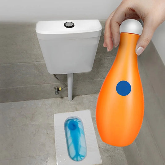 Automatic Toilet Cleaner and Bathroom Air Freshener – Clog Remover and Stain Remover – Household Accessories