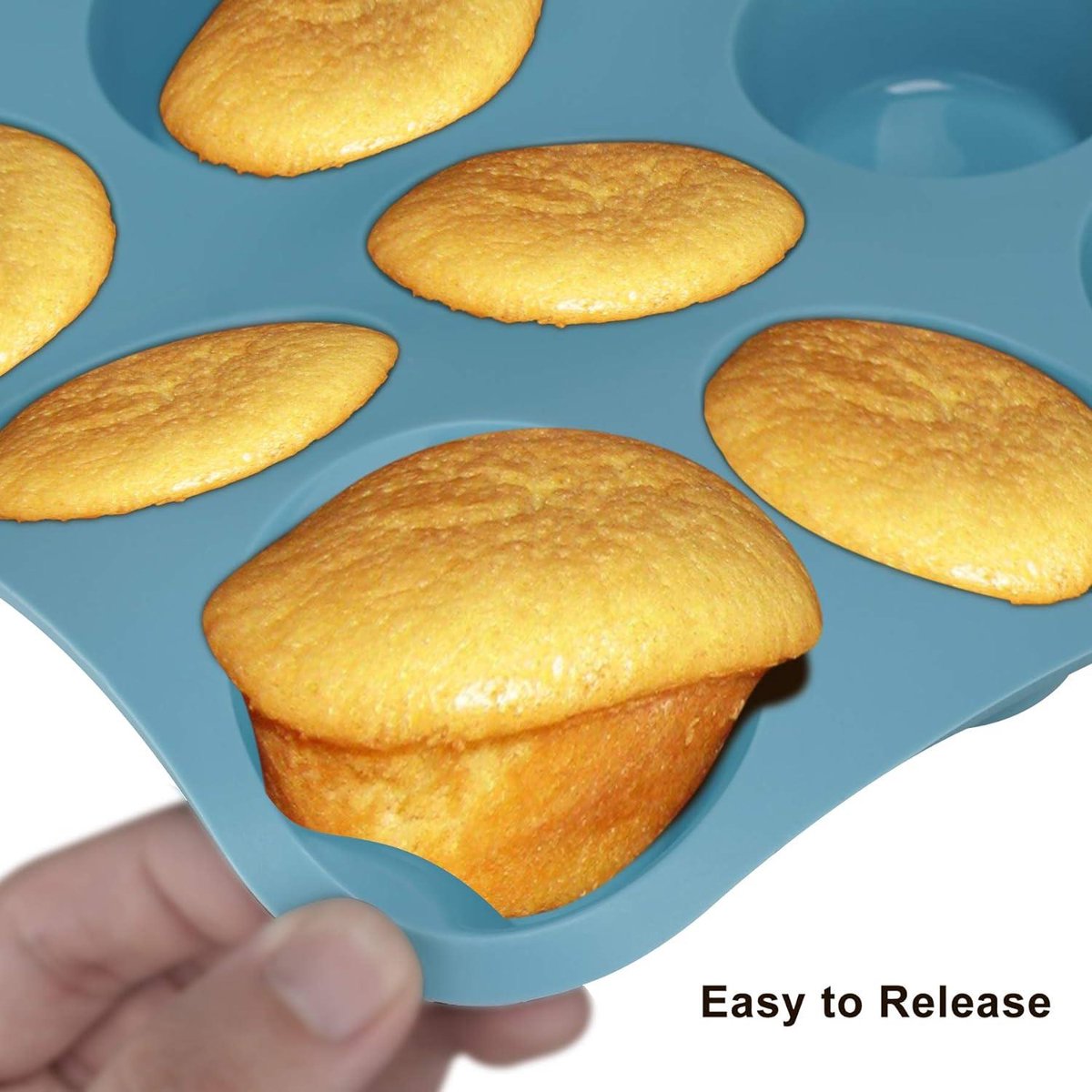 7-in-1 Siliconen Bakvormen Set - Antiaanbak Bakblikken - Cakevorm Broodbakvorm - Muffinvorm Taartvorm - Ronde Cakepan - Bakplaat Siliconen Cakeblikken - Bakken Cookie Pizza Brood Muffinvorm