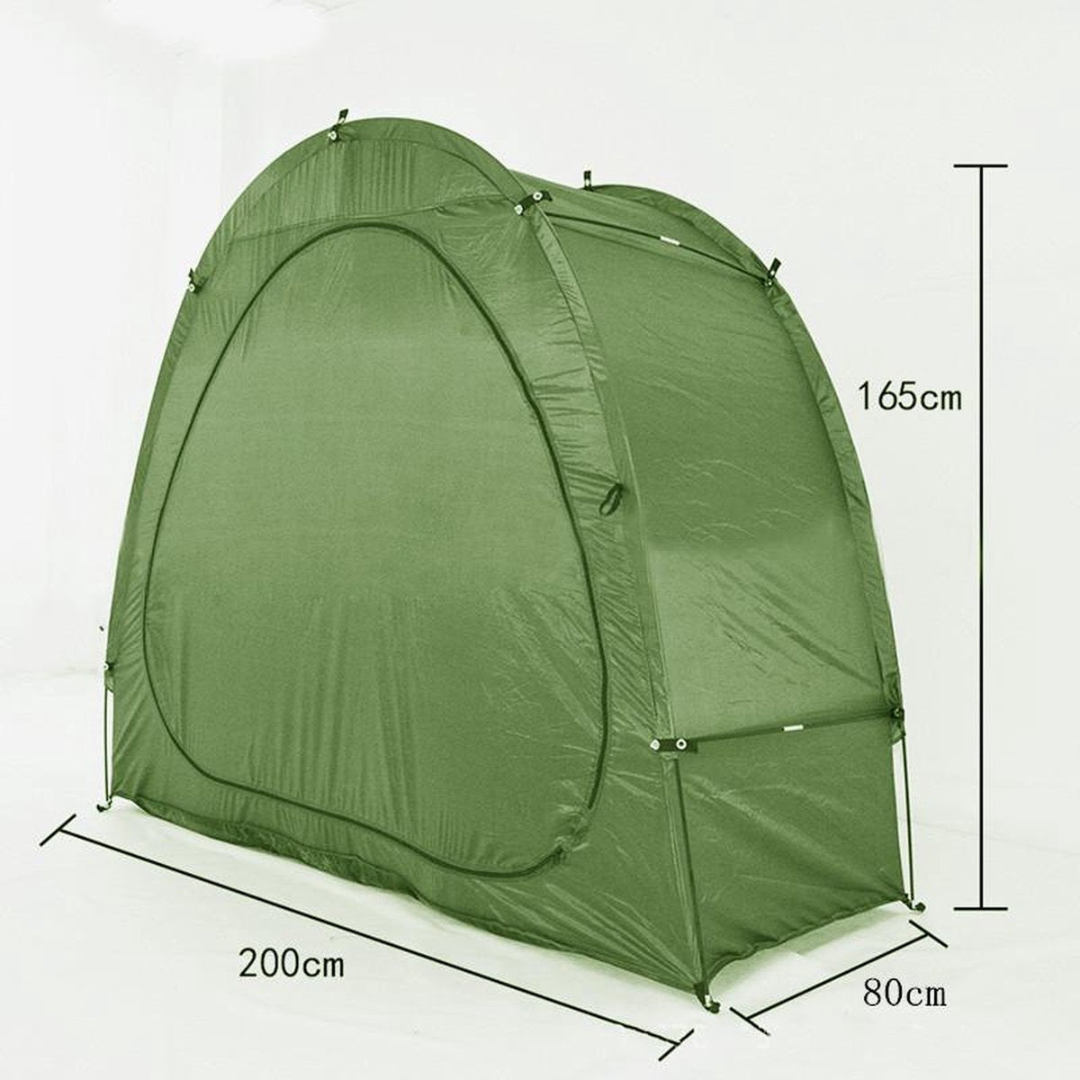 Fietstent, fietsenschuurtent, tent voor outdoor camping - groen 200*80*165CM