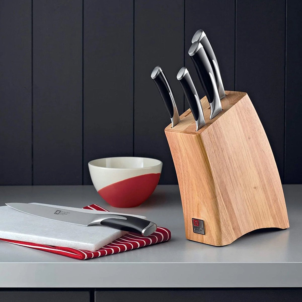 Richardson Sheffield Kyu - 5-delige messenset inclusief messenblok - hout
