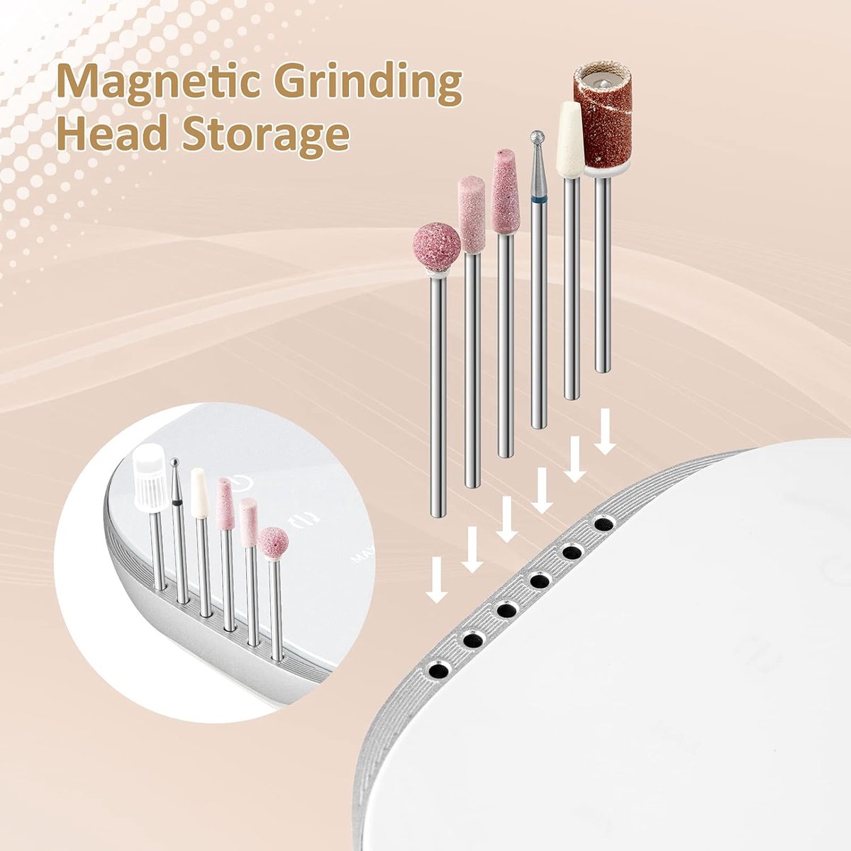 Elektrische Nagelvijl - Nagelfrees - Electric Nail File - Manicureset - Manicure. Pedicure - Nagelvijl - Nagelboor