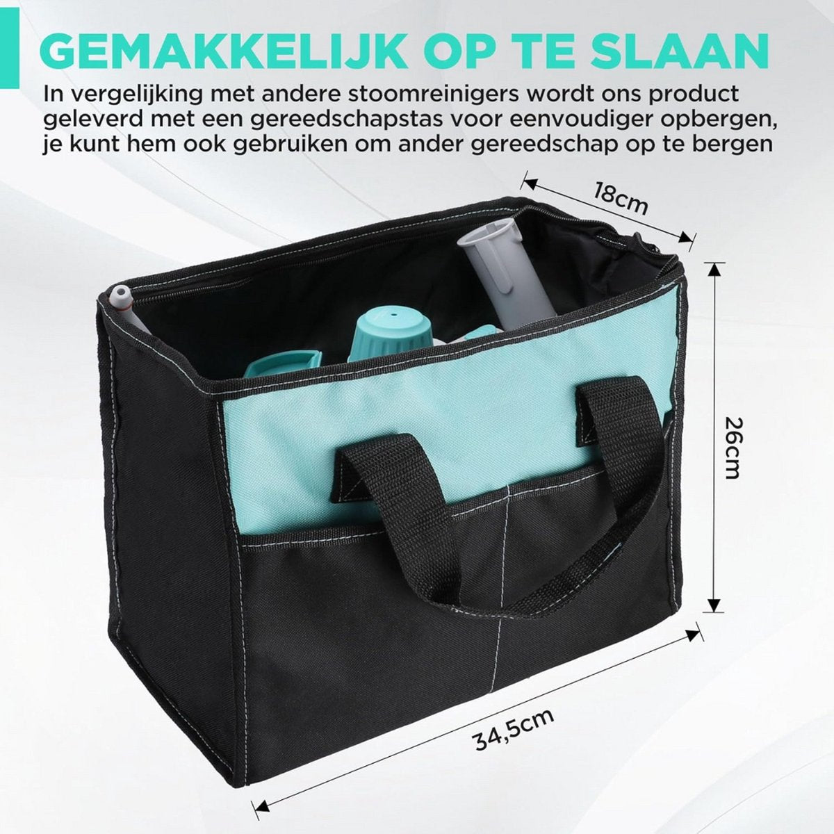 Stoomreiniger Zetel - Zetelreiniger met 8 gratis opzetstukken - Bankreiniger geschikt voor meubels - Textielreiniger - Autobekleding - Bankreiniger - Tapijt