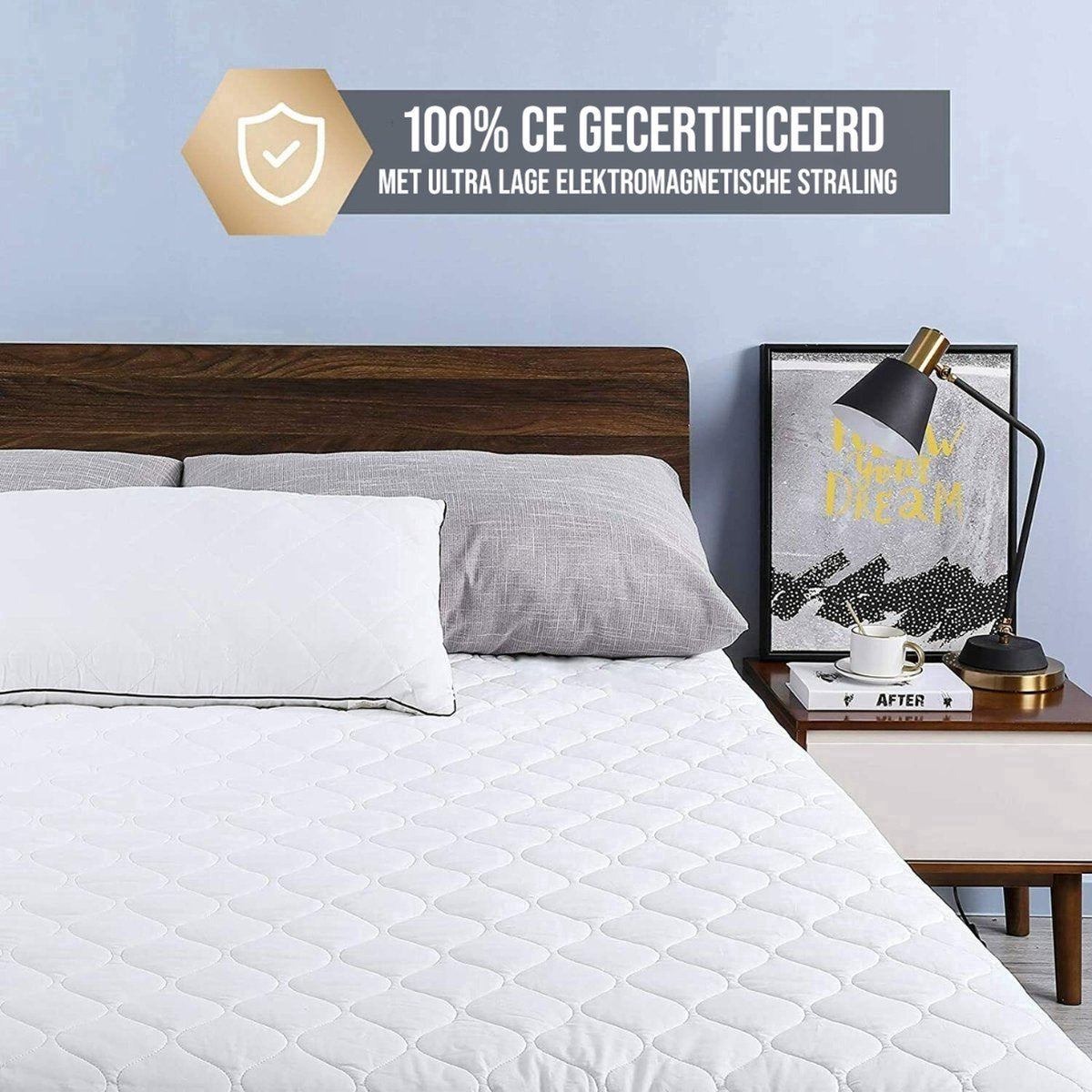 Elektrische Onderdeken 2 Persoons - Elektrische Warmtedeken - Elektrische Onderdeken - Verwarmingdeken - Verwarmingselement