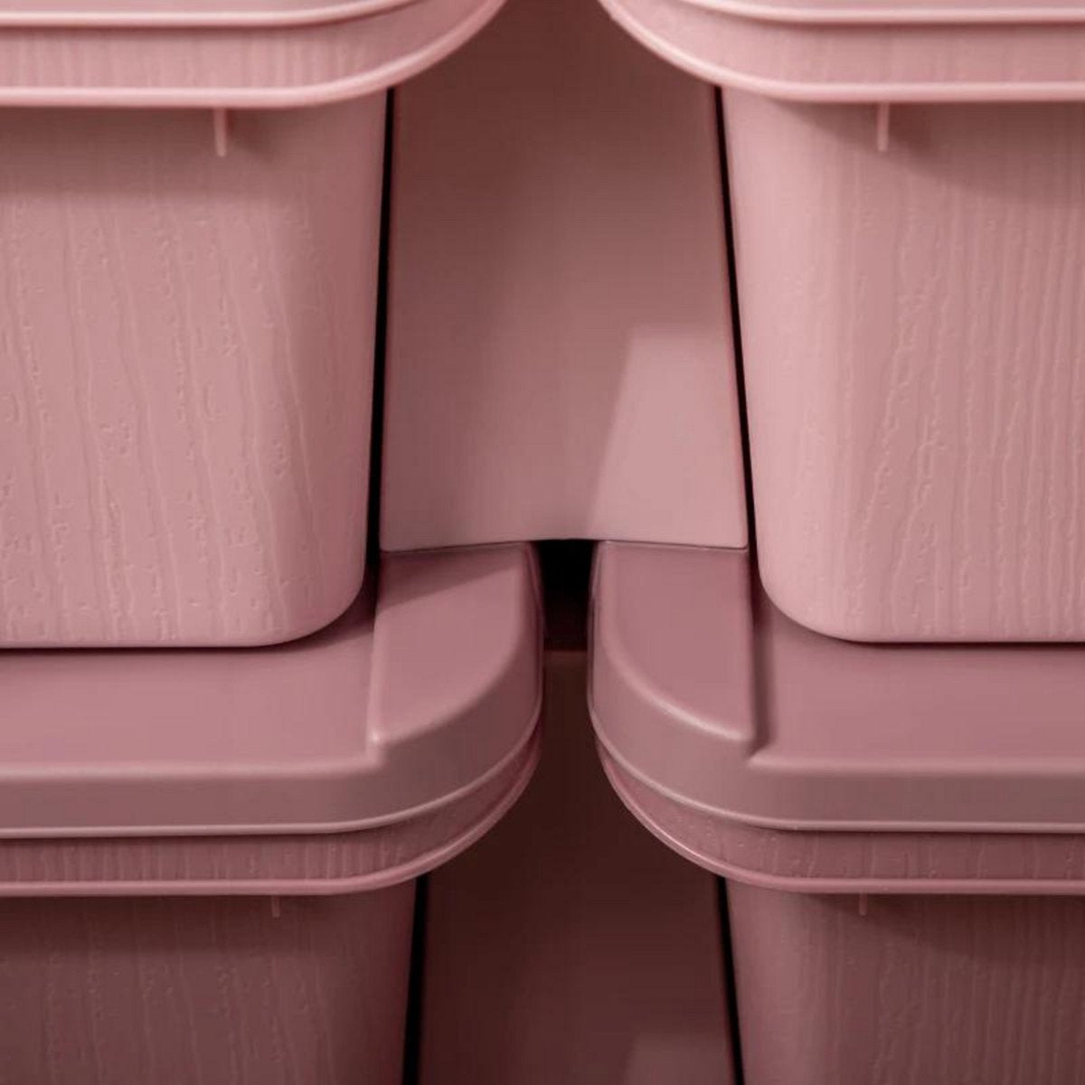 Storage boxes - Drawer cabinet with storage box - Toy organizer - Toy cabinet - Pink - 75L x 37W x 56.5H cm