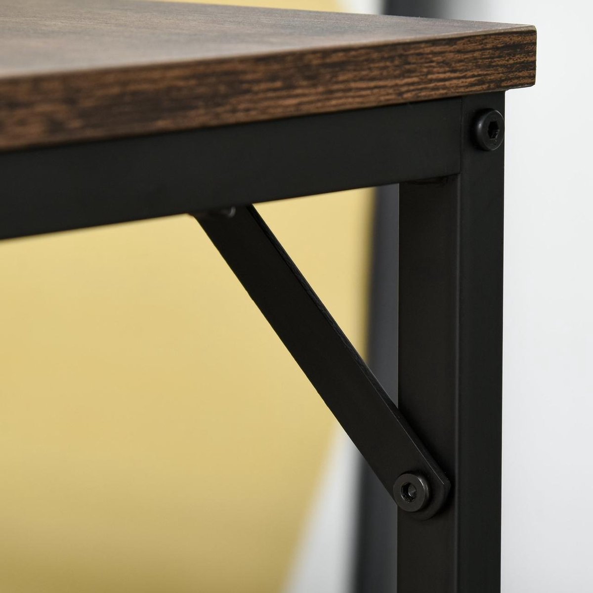 Bartafel met barstoelen - 4 barstoelen - Hoge tafel - Barkruk - Bartafel - Vintage - Industrieel