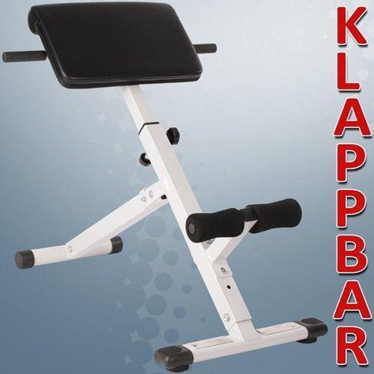 Inklapbare rugtrainer/buikspiertrainer - Max. 120 kg