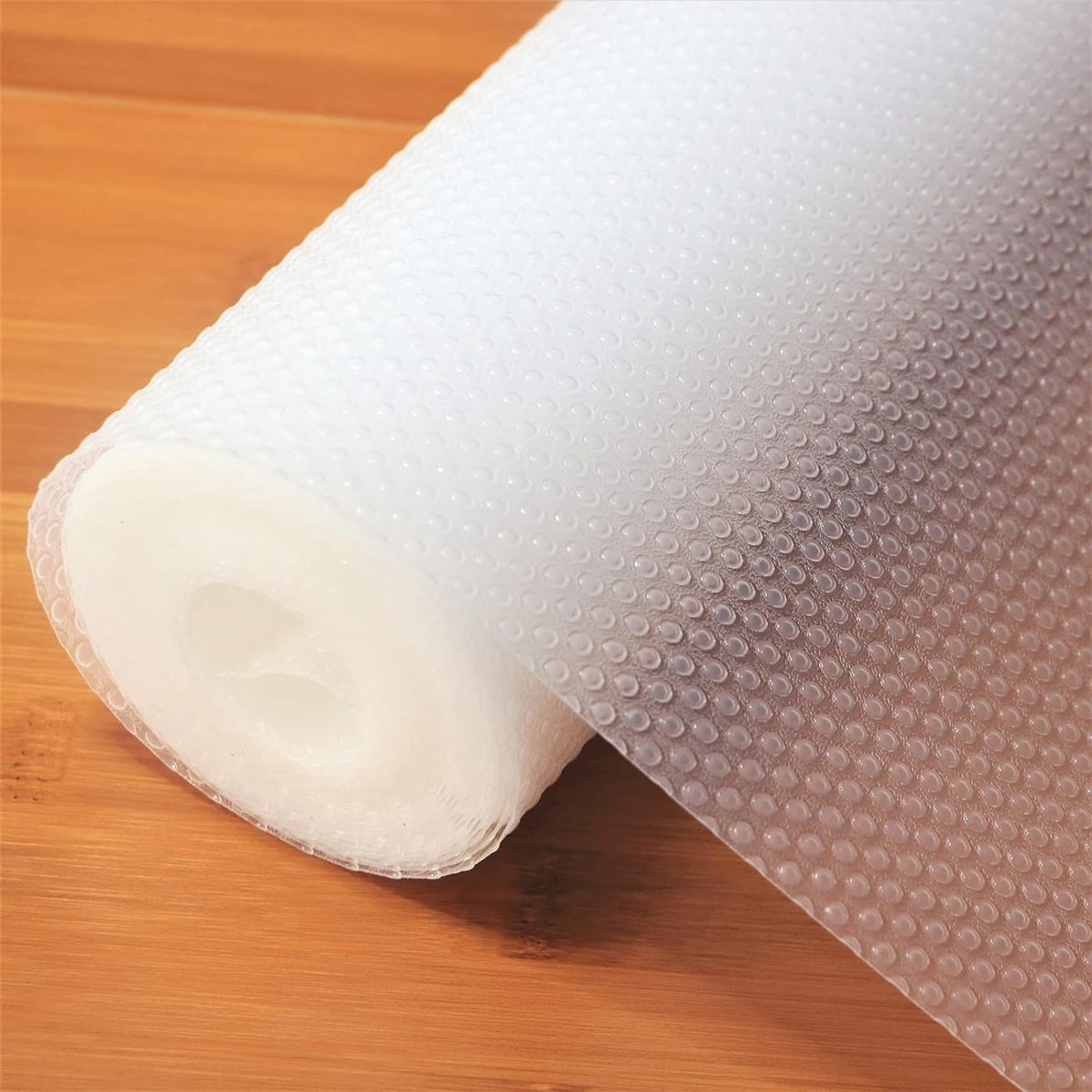 60cmx500cm Plankvoeringen, Lijmvrije Keukenkastladenmatten, EVA Antislipmatten, Waterdichte Wasbare Koelkastmatten, Meubelbeschermer, Plastic Bedekking (Transparant Punt)
