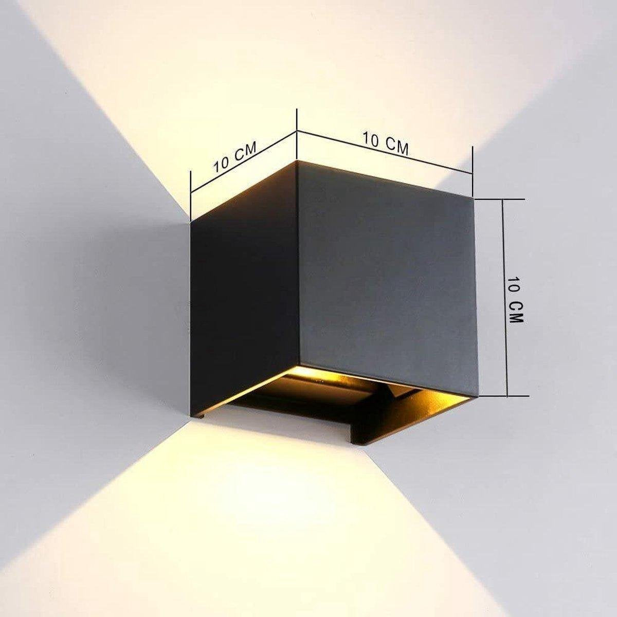 Wandlamp Set van 2 - 12W - Binnen/Buiten - Industrieel Modern - CPKG