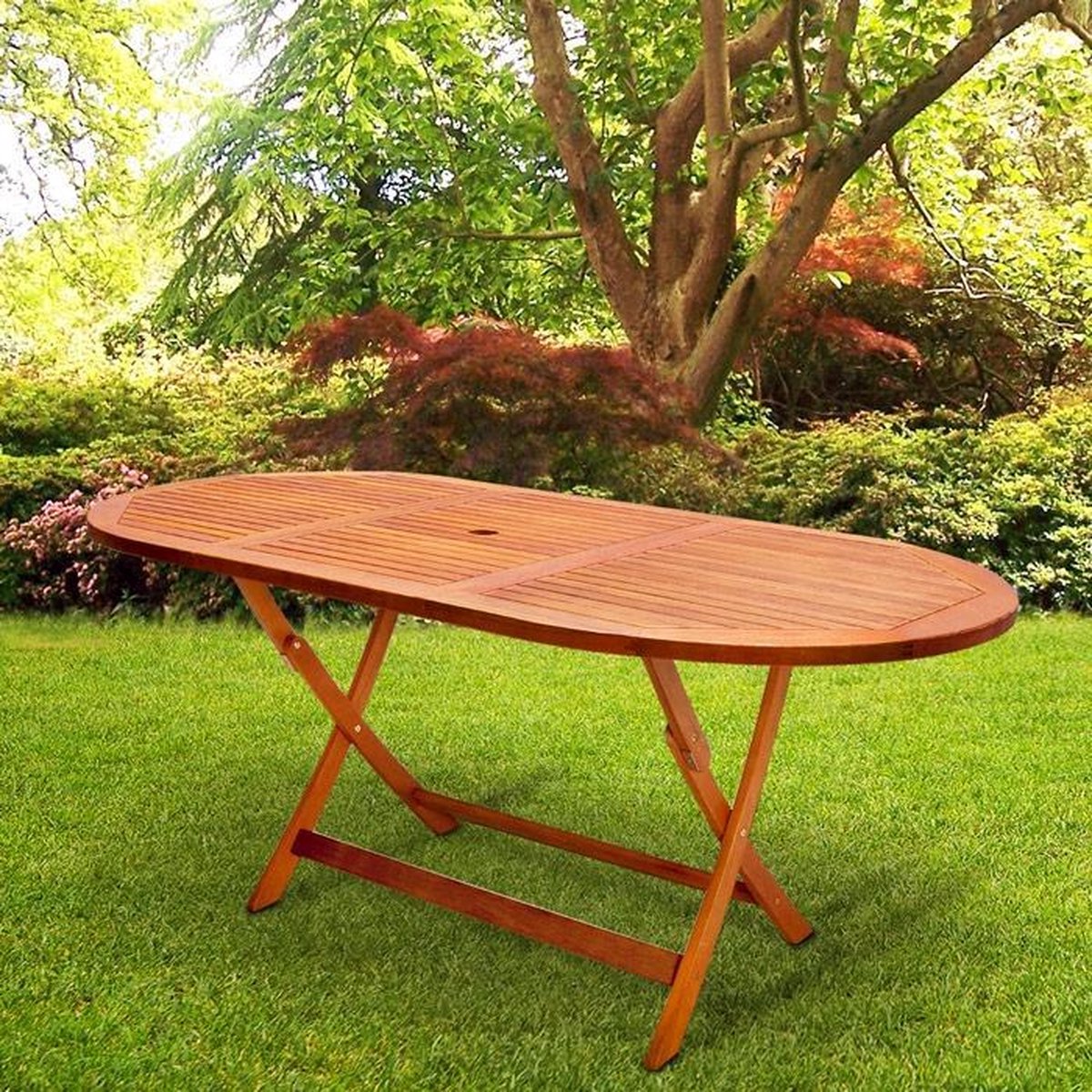Garden table acacia wood - 160x85x75cm - FSC-certified