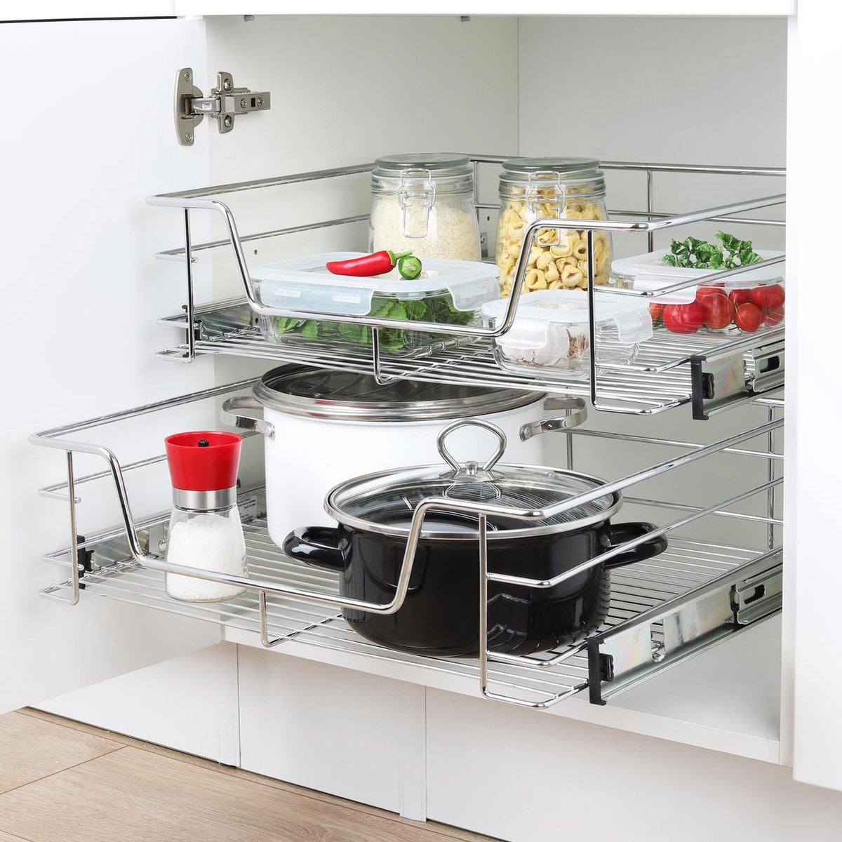 Basis Keukenkast Schuiflade - 60 cm - RVS