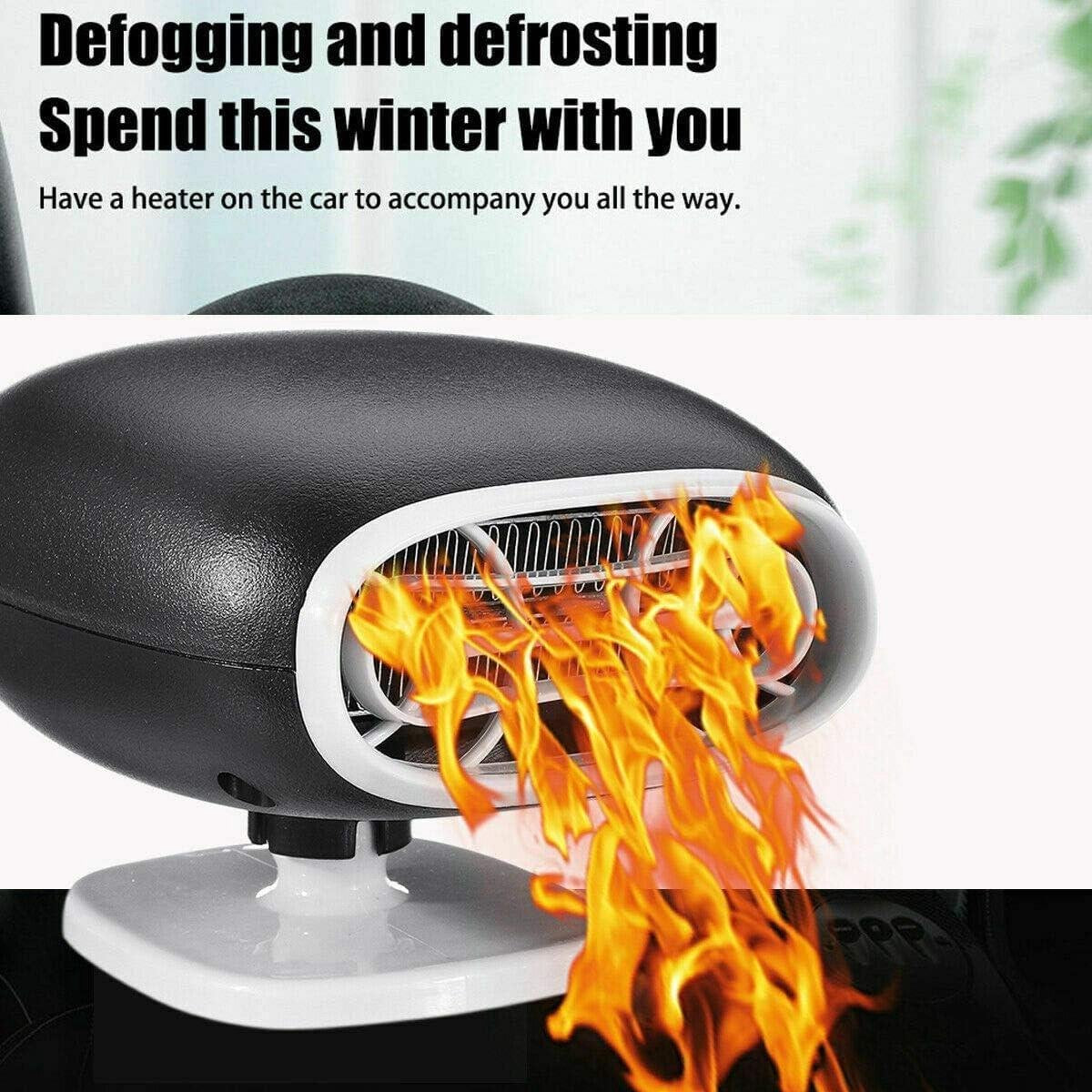 Draagbare Autoverwarming - Koelventilator 2-in-1 12V 150W Snelle Verwarming Luchtzuivering Autokachel 12 volt verwarming