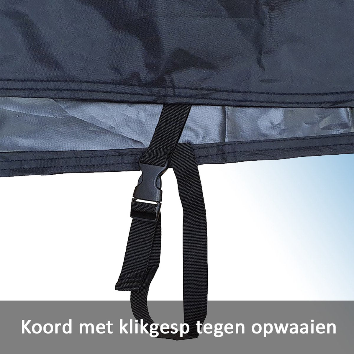 Tricycle Motor Cover / Protective Cover - Black - Size L - Suitable for Piaggio MP3