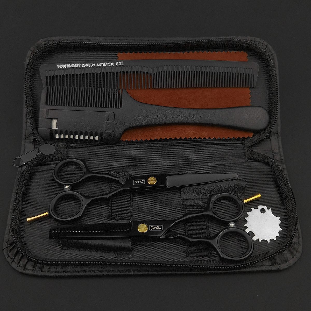 Hair Scissors 5.5 Hair Cutting Shears Professional Hairdresser Scissors Barber Shears Hair Accessory Set