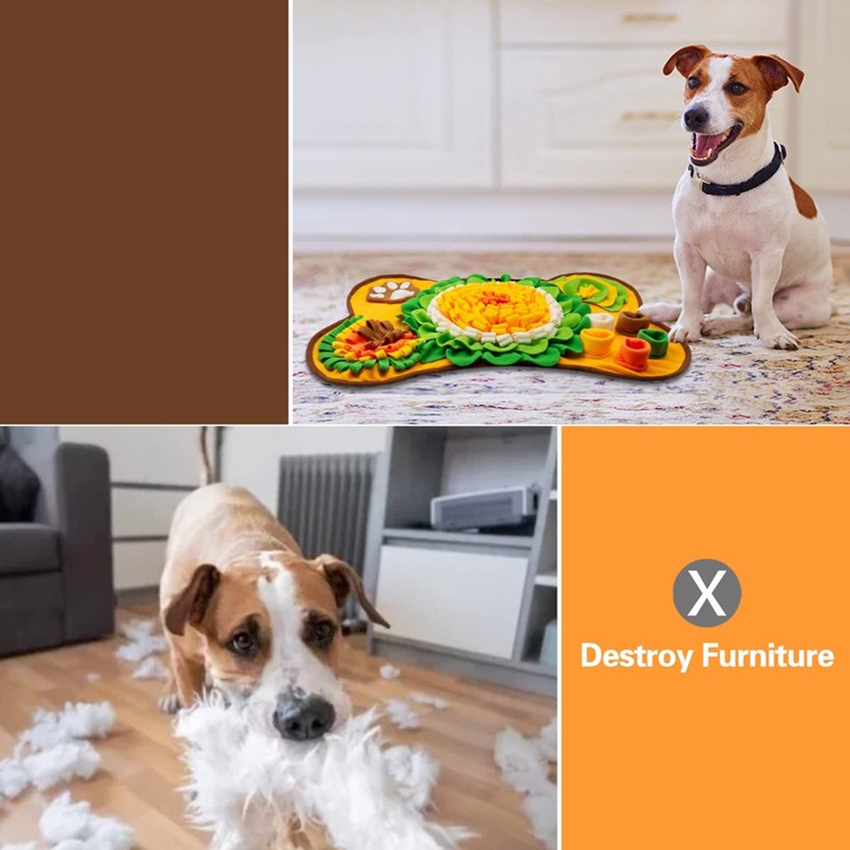 Benepaw Interactieve Hondenpuzzel Speelgoed Duurzame Huisdier Snuffelmat Puppy Training Trage Voeding Stimuleert Natuurlijk Foerageren