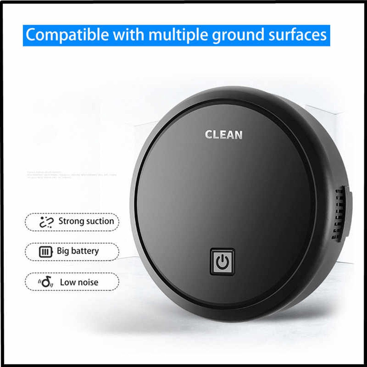 Robotstofzuiger met lader - robotstofzuigers - robotstofzuiger-Robotstofzuiger met dweilfunctie-All-Round Suction robotstofzuiger